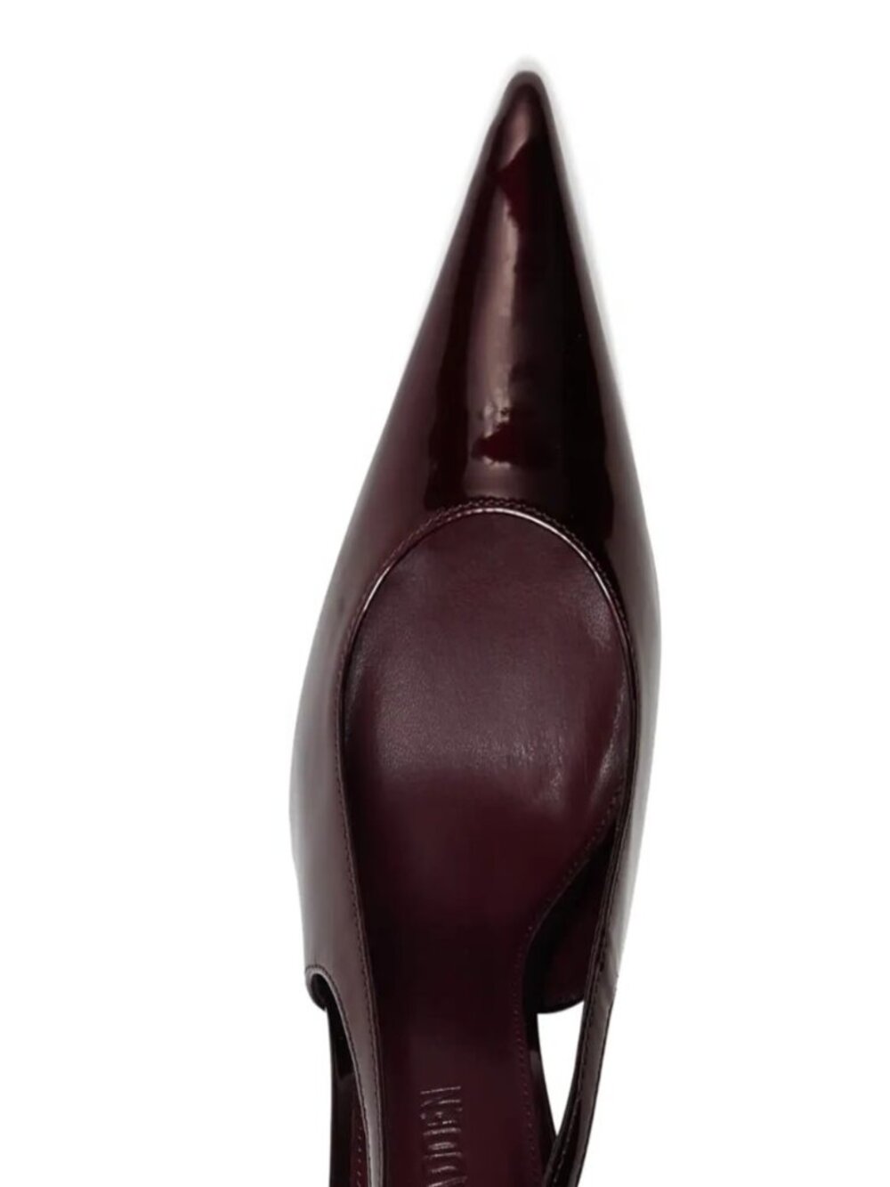 Steve Madden Reyes Pointy Slingback Pumps Cherry Pearl US Size 7 - Picture 3 of 16